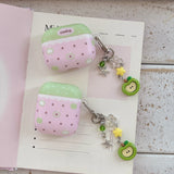For AirPods Pro3 Pro 2 AirPods 2 3 4 Case Fashion Cute Frosted polka dot apple Shock Proof Earphone Protective Sleeve