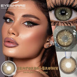 1Pair Color Contact Lenses for Eyes Blue Eye Lenses Natural Gray Pupils for Eyes Green Lenses Yearly Use Eye Contacts