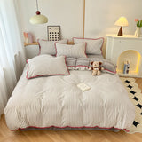 Winter Duvet Cover Set Quilt Set Ins Style  A-Class 100% All Cotton Milk Velvet Cotton Velvet for Autumn Winter Soft and Warm