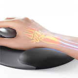 Soft Mouse Pad Wrist Support Rubber Base Mouse Pads Comfortable Gamming Wrist Pad Keyboards Acceorrises Desktop Decoration