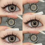 New Fashion Color Contact Lenses for Eyes Brown Eyes Contacts Lenses Colorful Makeup Blue Eyes Lenses Yearly 2pcs=1pair