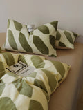 Ultra-Soft Warm Milk Velvet Bedding Set Cartoon Winter Faionable Tee-Piece Bedding Set Fine Texture Durable Active Printing