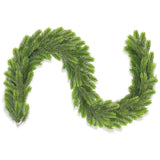 6.2FTArtificial Norfolk Pine Garlands Real Touch Christmas Cypress Greenery Vine for Table Mantle Xmas Home Decoration