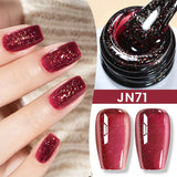 10ml Purple Red Series Gel Nail Polish Winter Dark Purple Nail Art Varnish Semi Permanent Soak Off UV LED Gel