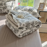 2025 Summer Quilt - 100% Cotton, Lightweight & Breathable, Cute Home Decor (No Pillowcase/Sheet) Comfortable Bedding
