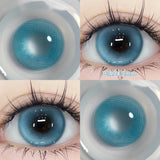2pcs/pair New Cosplay Contact Lenses for Eyes Makeup Pupils Cosmetics Blue Eye Color Lenses for Myopia Lens 14.2/14.5mm
