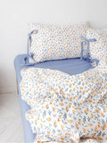 Pure Cotton Fledding Set Small Flowers Four-Piece Cotton Bed eet Dormi Tee-Piece Bedding Set Warmth Retention