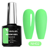 7.5ml Nail Gel Polish Ultra Neon Pink Summer Gorgeous Color Soak Off UV LED Gel Varnish Glitter Lacquer Nail Manicure