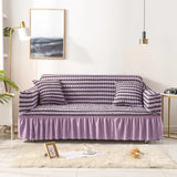 1/2/3/4 flying seat seersucker living room sofa cover elastic sofa cover elastic solid thickness elastic sofa cover