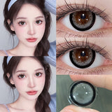 2 PCS New Nature Product Korea Myopia Contacts Lenses  Fashion Black Soft Color Contacts Fast Shiping