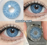 1 Pair Gray Pupils Colorful Contact Lenses for Eyes Blue Contact Lenses Green Eye Brown Contacts Korean Yearly Lenses