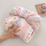 Spring/Summer 2025 Single Item Bed Hat Class A Cloud-sensing Cotton Double-layer Yarn Mattress Cover Printed Cartoon Bedspread