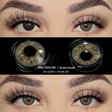 1 Pair Colored Contact Lenses Pupils Fashion Brown Lenses for Makeup Cosplay Lenses High Quality Natural Pupils Year