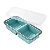 New High Quality Durable 2/3/4 Grid Lunchbox Compartmentalized Wheat Straw Lunch Box Dinnerware Portable Food Fruit Container