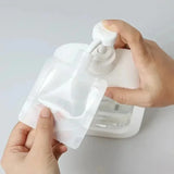 5PCs empty travel squeeze bags, Lotion dispenser bag, refillable shampoo, toiletries, conditioner, liquid cosmetic storage bags