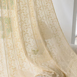 Cotton Hollow design Curtains Road Pocket Shade Curtain Tassel for Kitchen Bedroom Living Room Bay Window Cabinet Curtain