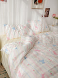 Adorable Pure Cotton Children's Room Bedding Set Snail Tower S Cute Print Duvet Cover Pillowcase Bed eet Quilt Set