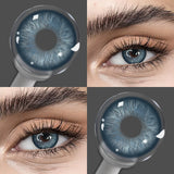1 Pair White Black Block Eyes Cosplay Contacts Lenses for Coser Anime Colored Lenses Small Pupil Natural Cosmetic Lens