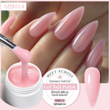 20ml Nude Pink Nail Extension Gel – UV/LED Soak-Off Builder Gel for Professional French Manicure