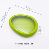 Lemon Tomato Avocado Preservation Seal Cover Fruit Vegetable Airtight Fresh Storage Box Transparent Reusable Kitchen Tools