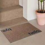 Nordic PVC Letters Welcome Doormat Cuttable House Entrance Mat Rug Carpet Anti Dust Floor Tidy Pad Outdoor Home Decor