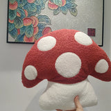 45x40cm Mushroom Pillow Soft Stuffed Plush Toys Simulated Mushroom Sofa Cushion Living Room For Home Children Girl Birthday Gift