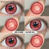 New Purple Color Contact Lenses for Eyes Anime Purple Eyes Contacts Lenses Colorful Makeup Eyes Lenses Yearly 2pcs/pair