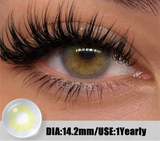 Fashion Colorful Eyes Contacts Colored Contact Lenses Yearly Blue Gray Beauty Pupils Brown Makeup Eyes Lenses 2pcs/pair