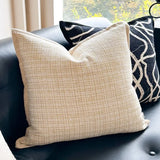 Modern Tufting Cushion Cover Black White Bowtie Pillow Case Nordic Geometric Home Back Support Pillowcase Decorations 45*45cm