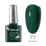 Nail Gel Polish 7.5ml HEMA/TPO FREE Red Sparkle Sequin Gel Nails Beautiful Semi Permanent Soak Off UV LED Gel Polish