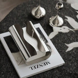 Nordic Stainless Tissue Case Mirror Napkin Holder Silvery Napkin Box Desktop Tissue Box Table Decoration Kitchen Accessories