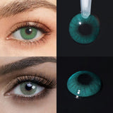 Natural Color Contact Lenses 14.2mm Small Pupil Half Year Disposable for Daily Cosmetics Makeup