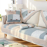 Cotton Fabric Four Seasons Sofa Cover Couch Floral Cover Plaid Printed Towel Sofa for Living Room lounge