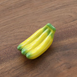 15pcs Creative Home Desktop Decoration Fresh Ceramic Craftsmanship Banana Fruit Chopstick Holder Home Daily Decoration Ornaments