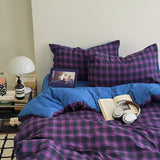 3/4pc Autumn Bedding Set Star Geometric Print Soft Polyester Duvet Cover Set+Bed Sheet Twin Full Queen Home Drom Bedding