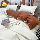 Ins Nordic Butterfly Bedding Set Flat Bed Sheet Duvet Cover Twin Full Queen Nordic Bed Linen Boy Girl Bedding Sets
