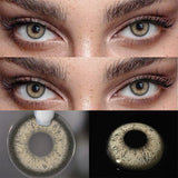 Colored Contact Lenses Dutch Brown Blue Moonbeam Color Contacts Eye Lens Eyes Half Year 2Pcs