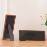 Desktop Display Frame for Multiple Photos and Cards 6-Cardboard Photo Frame Rectangular Polaroid Display Stand Home Office Decor