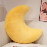 Moon Throw Pillows Soft Moon Shaped Pillows Plush Floor Cushions Middle Eastern Muslim Festival Home Bedroom Eid Al Fitr