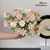 Korean Style Daisy Butterfly Flower Artificial Flowers Dried Flower Bouquet Living Room Window Wedding Greenhouse Decoration