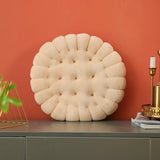 INS Cookie Biscuit Cushion Soft Cute Throw Pillow Square Circle Thicken Seat Decorative Flooring for Living Room Household Chair