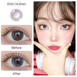 Natural Purple Contact Lenses for Eyes Myopia Beauty Eye Lenses Fashion Color Pupils 2pcs/pair Blue Lens Brown Lenses