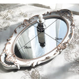Plastics Storage Trays Retro Cosmetics Jewelry Shelves Household Mirror Surface Bathroom Supplies Plates