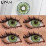 Black Hydrogel Circle Lenses for Dolly Eye Effect, 14.5mm Diameter for Big Sparkling Eyes, Hydrating & Age-Diminishing