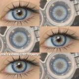 2Pcs Color Contact Lenses for Eyes Natural Gray Contacts Cosmetic Green Eye Color Lens Gray Lenses Blue Contact Lenses