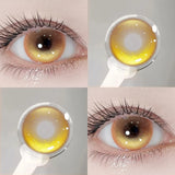1pcs Hot Selling Color Contact Lenses with Prescription Blue Beatuy Contacts Lens Makeup Yearly Fast Delivery