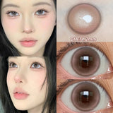 Pink Contact Lenses Myopia Color Contact Lenses for Eye with Diopters Natural Grey Brown Eye Color Lenses Blue Lens 2PCS
