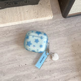 Retro Blue Star Matte Headphone Case For AirPods Pro 2 3 Wireless Charge Box Shockproof Earphone Protector For Airpods 1 2 3 4