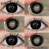 1 Pair Color Contact Lenses for Eyes fashion Color Eye Lens Brown Eye Lenses  Gray Pupils Lens Yearly soft lenses