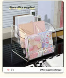 1pc/Transparent Acrylic Cosmetic Organizer, Desktop Drawer-Style Compartmentalized Storage Box